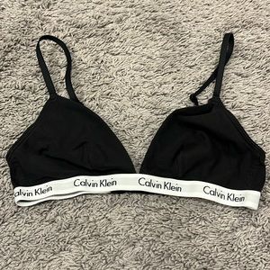 Calvin Klein unlined triangle bra